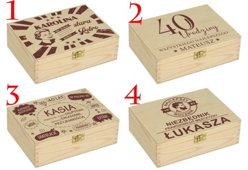 NIEZBĘDNIK PUDEŁKO PREZENT NA 18 20 30 40 50 60 URODZINY