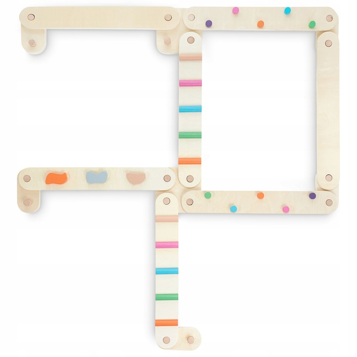 DREWNIANY TOR BALANSOWY XL ŚCIEŻKA SENSORYCZNA 14e