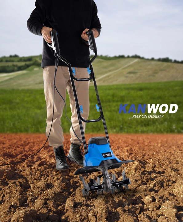 GLEBOGRYZARKA ELEKTRYCZNA MOCNY KULTYWATOR GIGANT 36CM DO ZBITEJ GLEBY