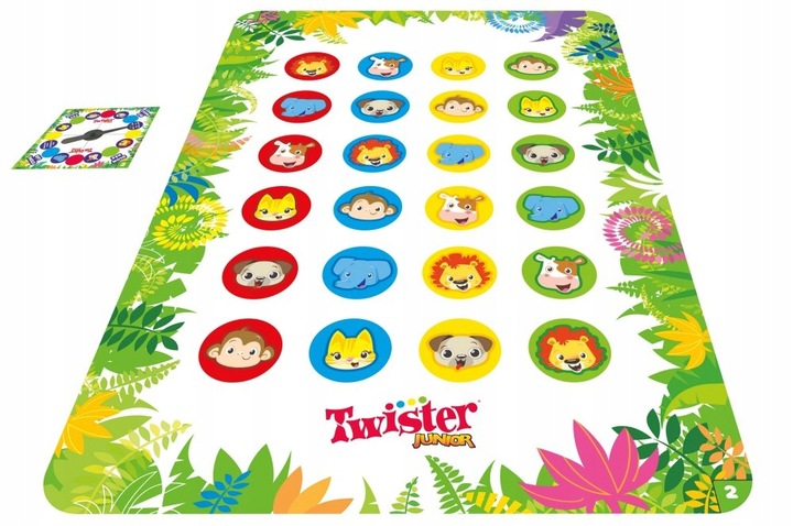 HASBRO Gra zręcznościowa Twister Junior 2W1 F7478