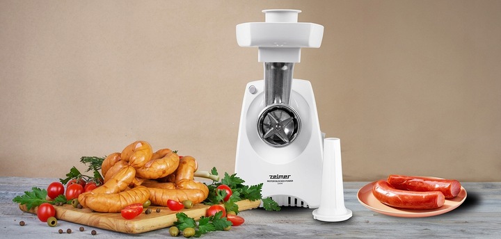 ZELMER MOCNA MASZYNKA DO MIELENIA MIĘSA ZMM5801P 2200W ZOSIA Made in Poland