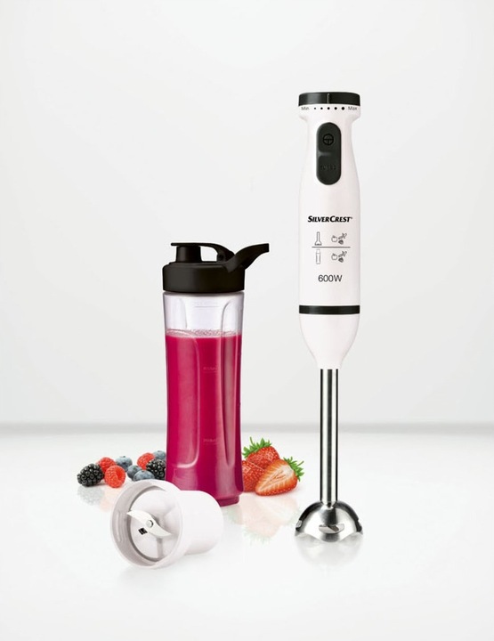 SILVERCREST Blender ręczny SSSM 600 A1, 600 W z nasadką do smoothie
