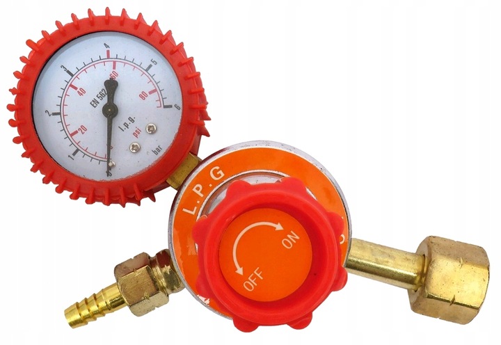 REDUKTOR BUTLOWY PROPAN-BUTAN LPG Z MANOMETREM