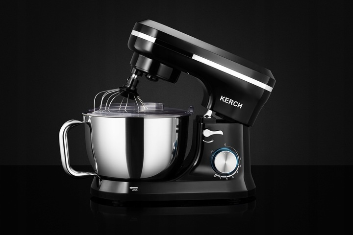 ROBOT KUCHENNY PLANETARNY MIKSER Z MISĄ KERCH FERRO BLACK 4,5L 2300W