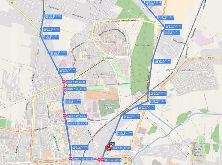 LOKALIZATOR GPS AUTA POJAZDU SAMOCHODU TRACKER 12V 24V SYSTEM ŚLEDZENIA