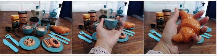 SERWIS DLA DZIECI XXL zestaw do herbaty kawy filiżanki cukiernia kawiarnia