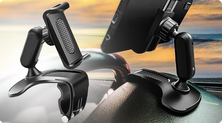 UCHWYT DO SAMOCHODU NA TELEFON KOKPIT DESKĘ KLIPS
