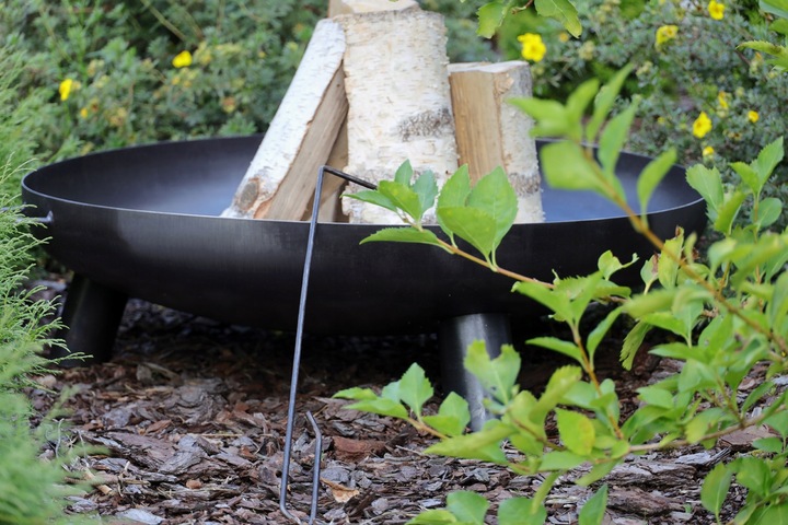 Palenisko Ogrodowe 80cm Duże na Ognisko Grill + GRATIS