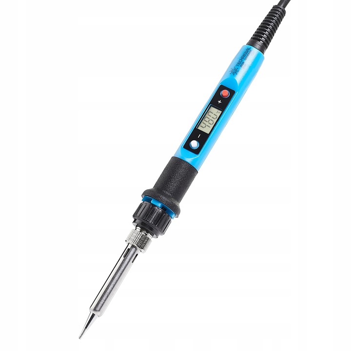 PRECYZYJNA LUTOWNICA TECHREBAL TBC80W Z LCD 80W + ZESTAW AKCESORIÓW 14W1