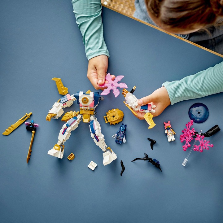 LEGO Ninjago Mech Elem Robot technologiczny Sory 71807 + Teren szkoleniowy