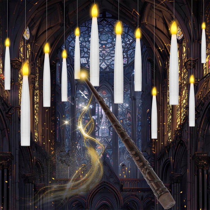 12pcs Halloween Decorations, Floating Candles Led