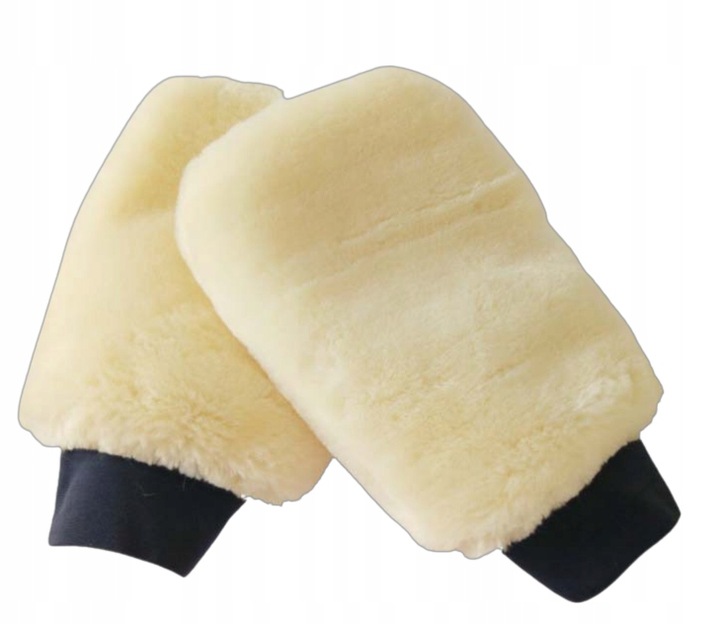 PROFESJONALNA RĘKAWICA WEŁNIANA DO MYCIA SAMOCHODU