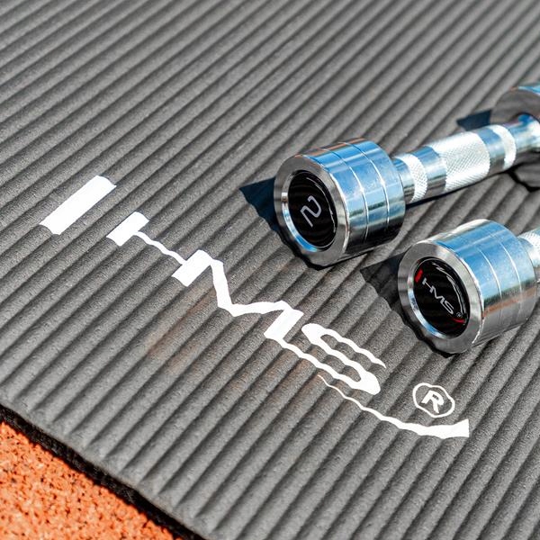 Hantle hantelki chromowane ciężarki do ćwiczeń zestaw 2 x 1 kg CHD01 HMS