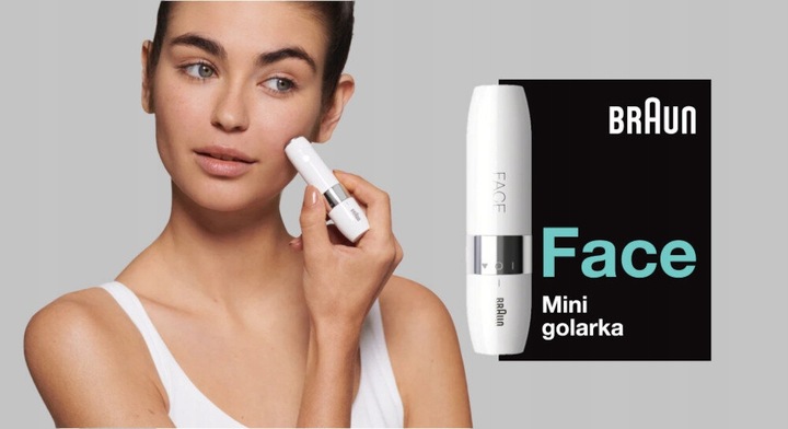 Depilator Trymer BRAUN Face Mini FS1000 z funkcją Smartlight