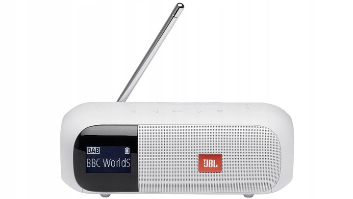 RADIO JBL Tuner 2 DAB+/FM BLUETOOTH IPX7 Białe
