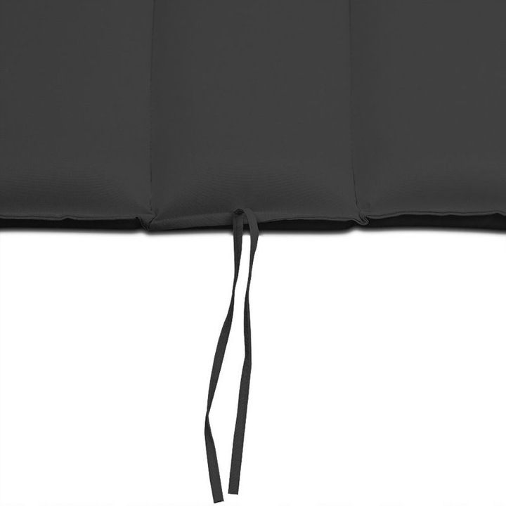 MATERAC PODUSZKA PODUCHA NA LEŻAK 182x61x7cm SZARY