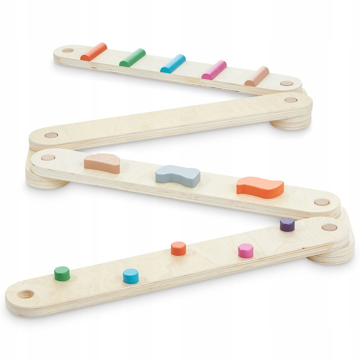 DREWNIANY TOR BALANSOWY XL ŚCIEŻKA SENSORYCZNA 14e