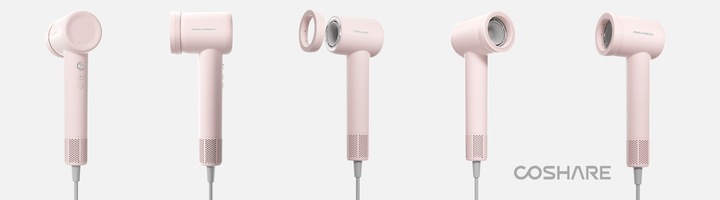 Mocna Suszarka do Włosów COSHARE EssenceRing SuperFlowSE Jonizacja 1300W