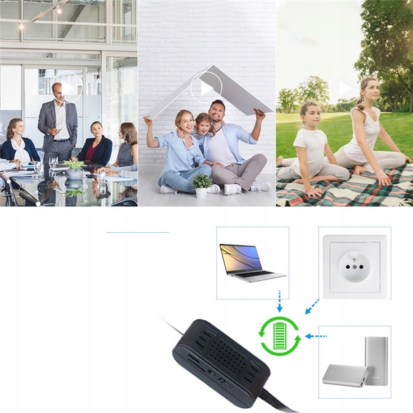 MINI KAMERA SZPIEGOWSKA ELASTYCZNA WIFI JAK GUZIK APLIKACJA DETEKCJA RUCHU