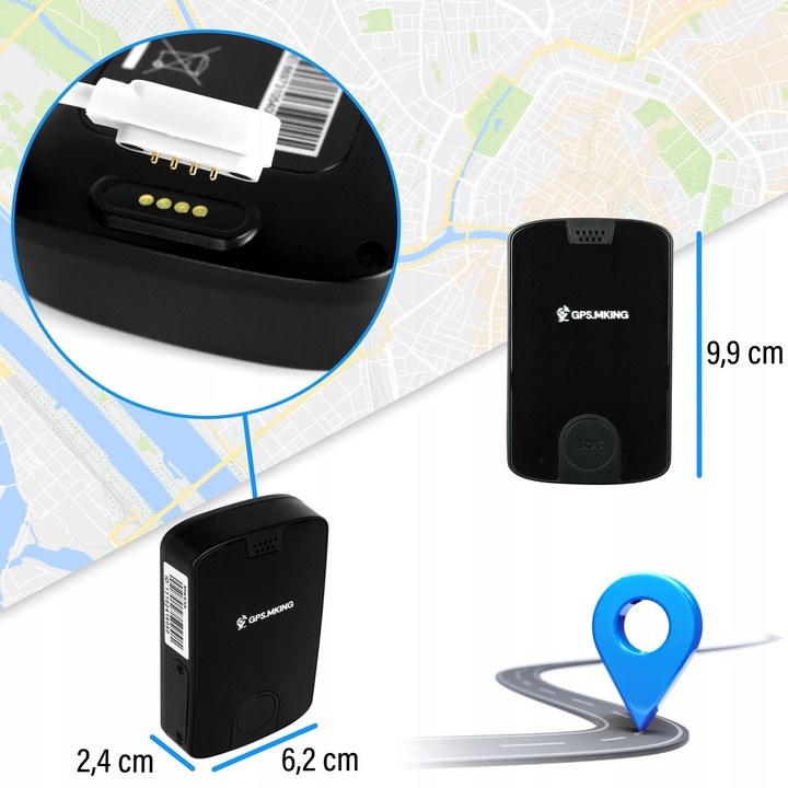 Lokalizator GPS 70 DNI 2G+4G BEZ ABONAMENTU MAGNES ŚLEDZENIE PODSŁUCH MKX59