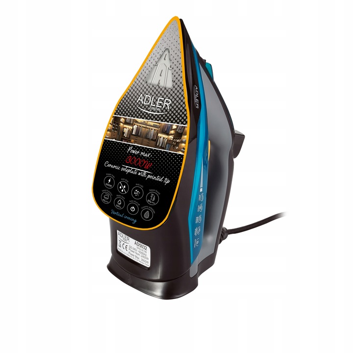 ŻELAZKO PAROWE 3000W STRAŻAK ANTI-CALC ANTI-DRIP