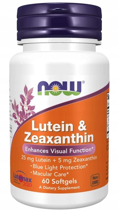 NOW Lutein & Zeaxanthin LUTEINA CHRONI OCZY 60