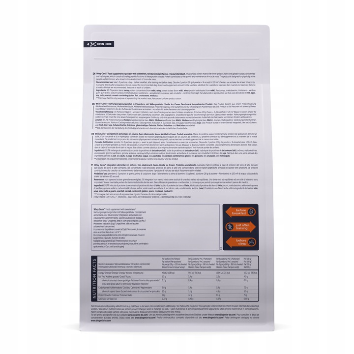 BIOGENIX WHEY GENIX 700g BIAŁKO SERWATKOWE WHEY PROETIN ODŻYWKA BIAŁKOWA