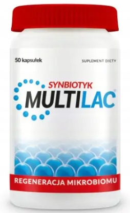 MULTILAC synbiotyk probiotyk + prebiotyk 50 kapsułek