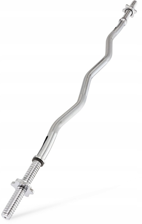 SZTANGA GRYF ŁAMANY 120CM 28MM GWINTOWANY ZACISKI