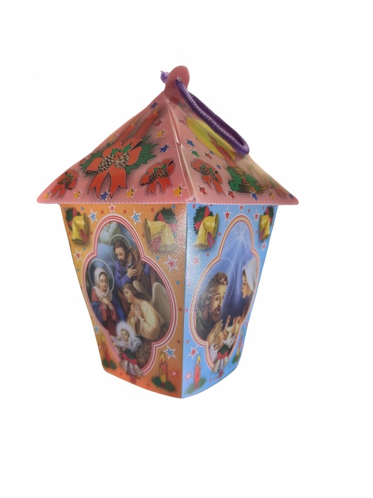 LAMPIION NA RORATY LED MULTI KOLOR POLSKI ADWENTOWY