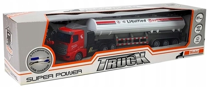 Ciężarówka z przyczepą sterowana samochód zdalnie sterowany auto TIR na rad