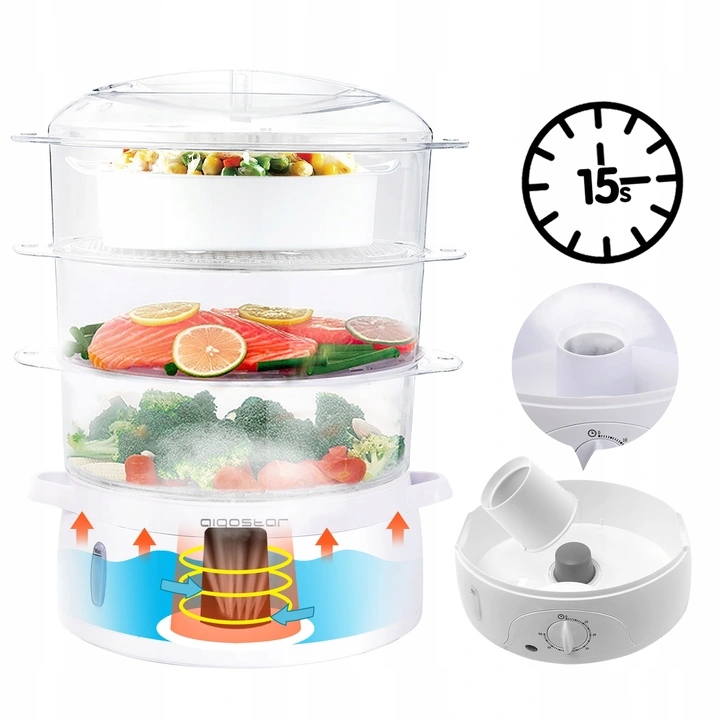 Aigostar Fitfoodie 30CFO 800W - Parowar do gotowania