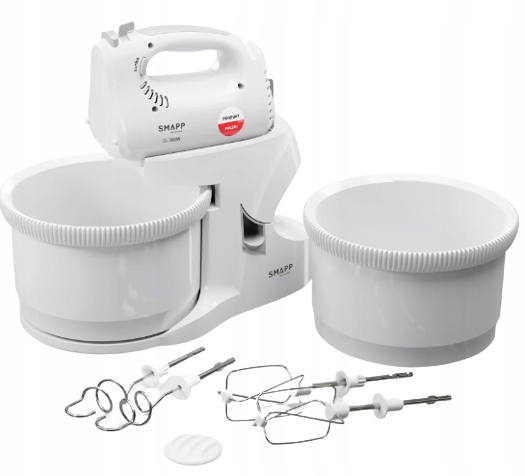 ZELMOTOR SMAPP POLSKI mikser ręczny 2 x misa 580W