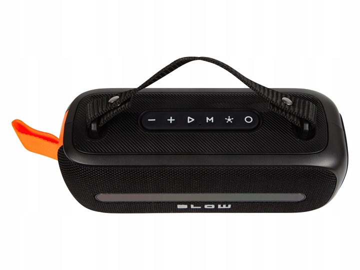 GŁOŚNIK BLUETOOTH PRZENOŚNY RADIO FM USB BEZPRZEWODOWY KARAOKE RGB MIKROFON