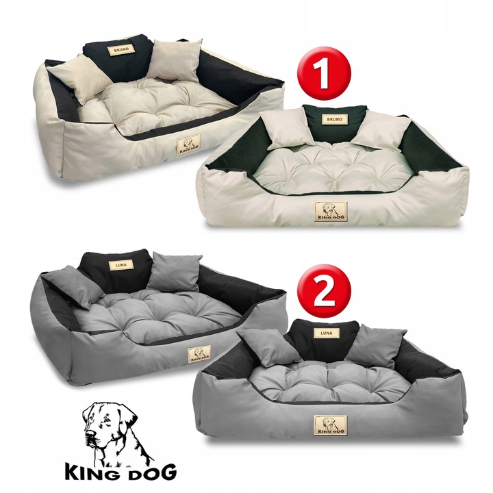 Legowisko dla Psa Kota Kanapa Kojec Z imieniem S 55x45 cm Różne kolory