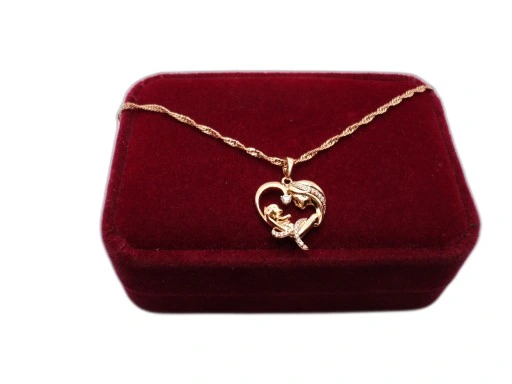 Złoty łańcuszek naszyjnik stal chirurgiczna