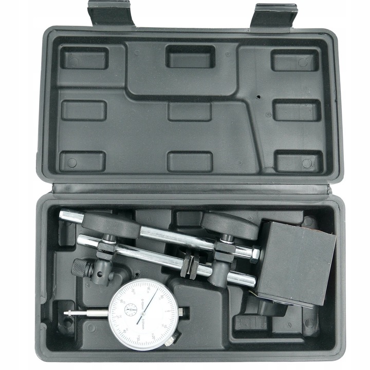 CZUJNIK ZEGAROWY + STATYW MAGNETYCZNY DO MIERZENIA BICIA W WALIZCE