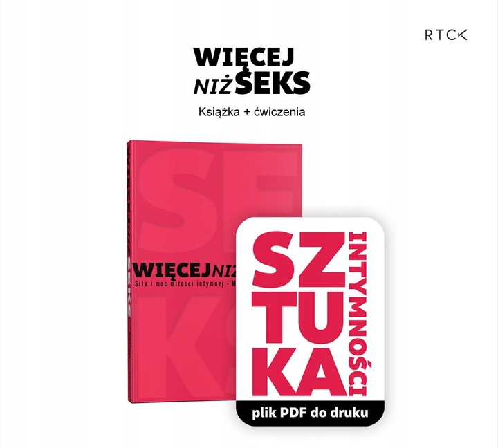 WIĘCEJ niż SEKS książka + ĆWICZENIA Magdalena Kleczyńska RTCK
