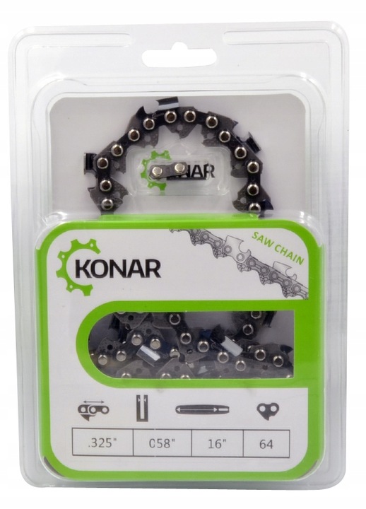 ŁAŃCUCH KONAR 325 1,5mm 64 ogniwa WZMACNIANY
