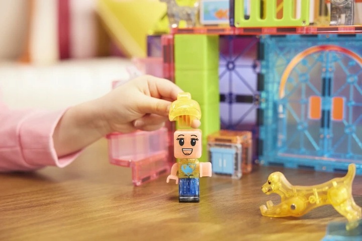 Plac Zabaw dla Zwierząt Klocki Magnetyczne 50 elementów - Magna-Tiles