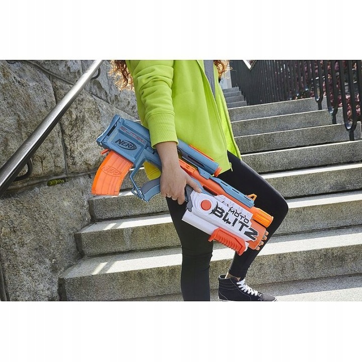 AUTOMATYCZNY PISTOLET NERF ELITE 2.0 KARABIN SHOTGUN 2W1 + 22 STRZAŁKI