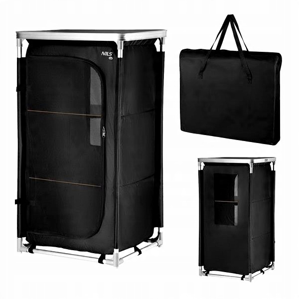 NILS Szafka Turystyczna Kempingowa Na Żywność i Napoje Składana Z Blatem