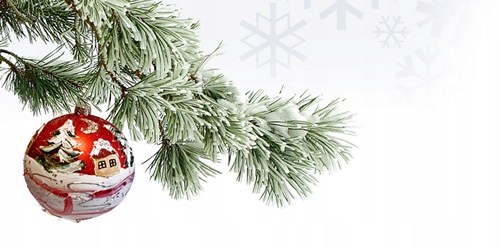 Bombka reflektor, Sople 12 cm 6 szt.