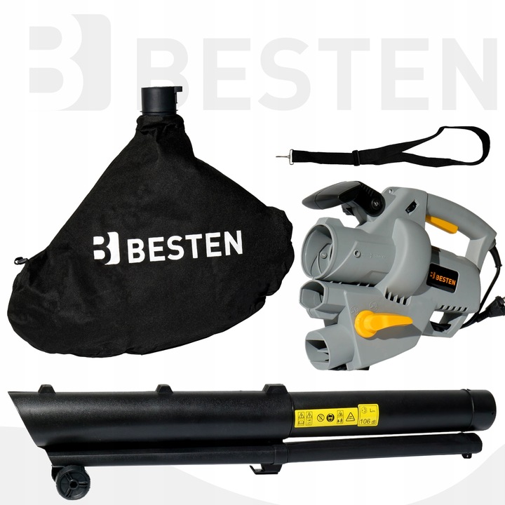 DMUCHAWA DO LIŚCI ELEKTRYCZNA OGRODOWA ODKURZACZ ROZDRABNIACZ 3W1 3500W