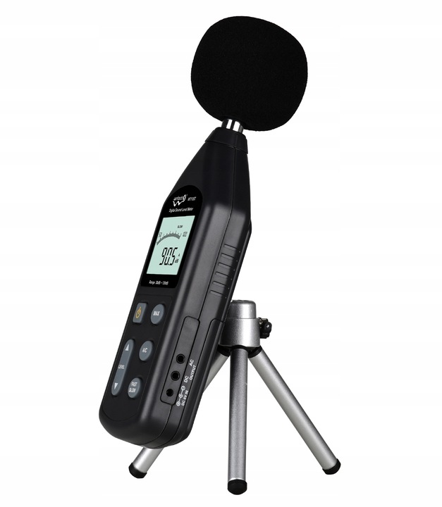 DECYBELOMIERZ SONOMETR MIERNIK NATĘŻENIA POZIOMU DŹWIĘKU, HAŁASU, GŁOŚNOŚCI