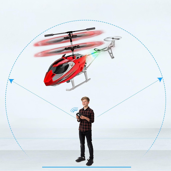 HELIKOPTER ZDALNIE STEROWANY RC SAMOLOT NA PILOT LED USB ŚMIGŁOWIEC 2.4G