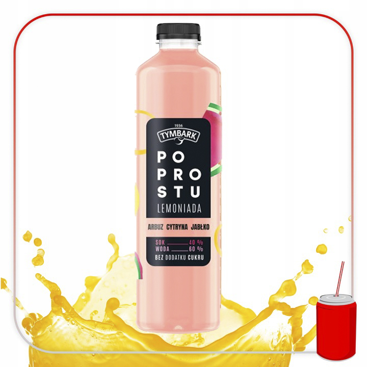 Tymbark Po Prostu Arbuz Cytryna Jabłko 6 x 1,25l
