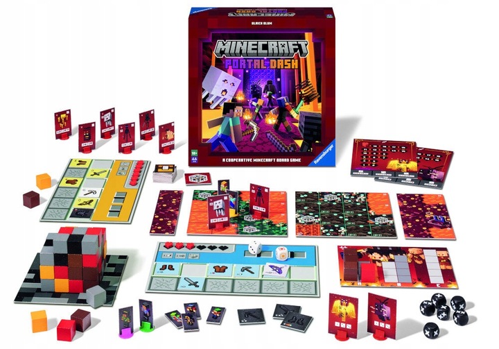 Gra planszowa RAVENSBURGER Minecraft Portal Dash