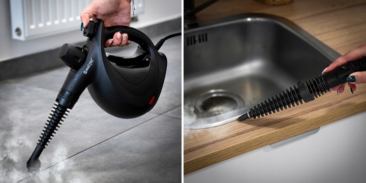 MYJKA PAROWA CZYŚCIK CIŚNIENIOWY PAROWNICA STEAMER MAŁA PORĘCZNA 1050W