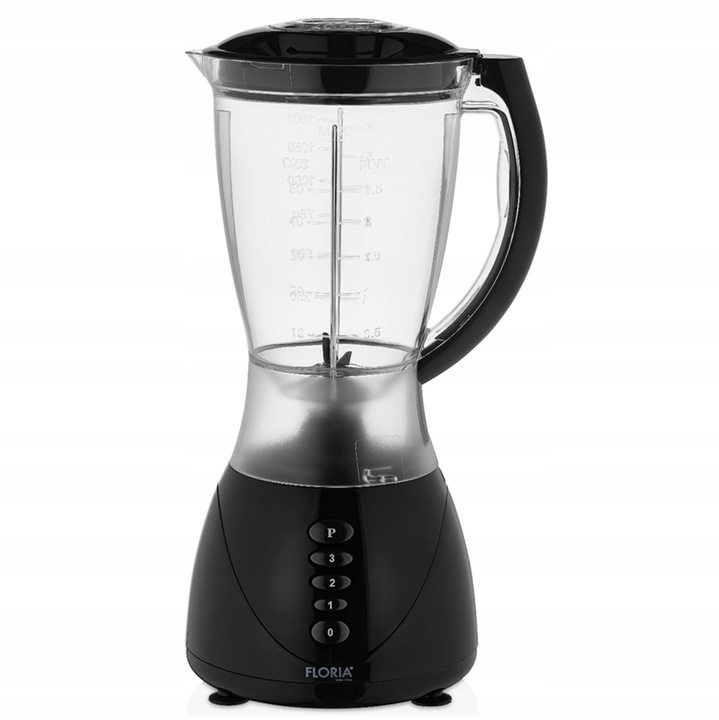 BLENDER KIELICHOWY MIKSER CZARNY BPA FREE 3 BIEGI + PULSE 300W